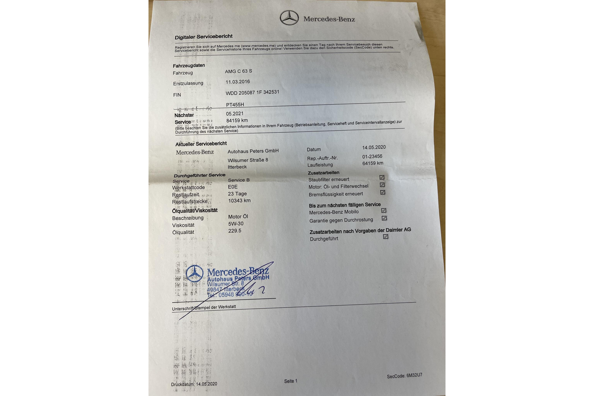 Mercedes-Benz C-Klasse C63S C63 63 S AMG*HUD*IWC*PANO*LED*CARBON*DISTR+